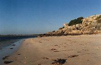 Little Anchorage, a great fishing spot 4 km north of Greenhead