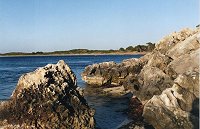 Little Anchorage, a great fishing spot 4 km north of Greenhead