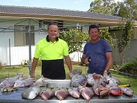 another day out fishing (John and Alan - Beau's 1st birthday party)
