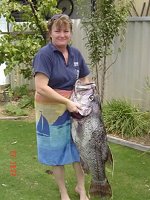 Peta with dhu fish