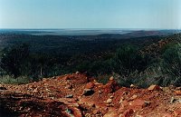 A view to the east... Lake Moore and beyond