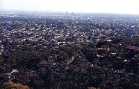Suburbs and city