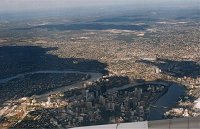 Brisbane from air