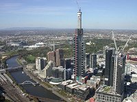 South bank of Yarra River