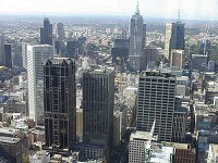 city along Collins Street