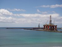 oil rig 'in' for maintenance