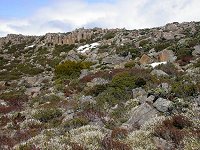A bit of snow still left close to the summit