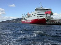 "Spirit of Tasmania III" - in preparation for a maiden voyage between Sydney and Tasmania in early 2004