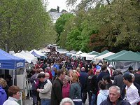 Salamanca markets, view from Davey Street