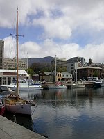 Constitution Dock and Mt.Wellington