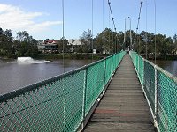Suspension bridge near Grey street