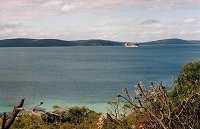 A ship in the Frenchman Bay
