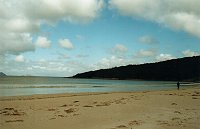 Picking up shells on Middleton Beach