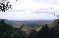 View to the south-east