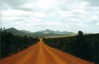 View from the west, from Stirling Range Drive