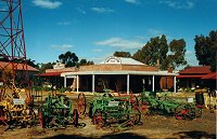 Argicultural machinery, Dressmaker's Shop and the Trading Post