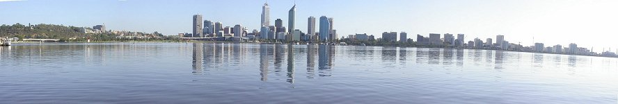 Kings Park -> West Perth -> City -> East Perth